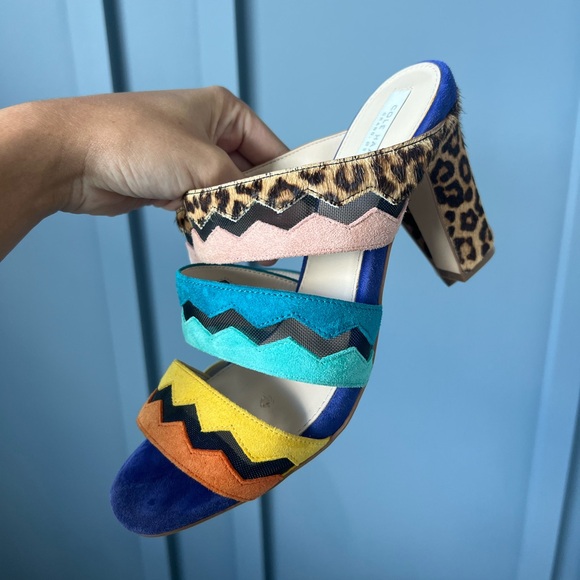 Cole Haan multi color heels size 7. In very good condition only worn twice - Picture 2 of 4